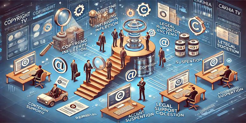 Quy trình xử lý vi phạm bản quyền trên Cakhia TV đảm bảo công bằng và an toàn